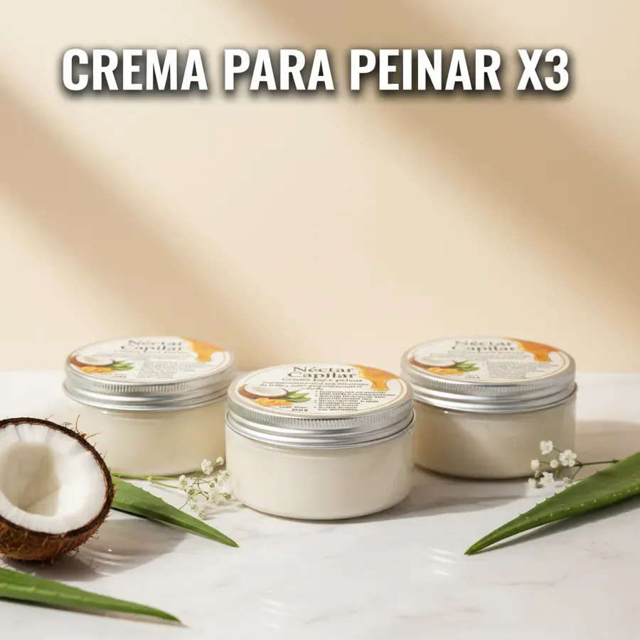 COMBO X3 CREMA PARA PEINAR · Néctar Capilar